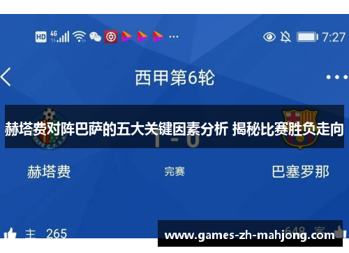 赫塔费对阵巴萨的五大关键因素分析 揭秘比赛胜负走向 赫塔费对阵巴萨的五大关键因素分析 揭秘比赛胜负走向